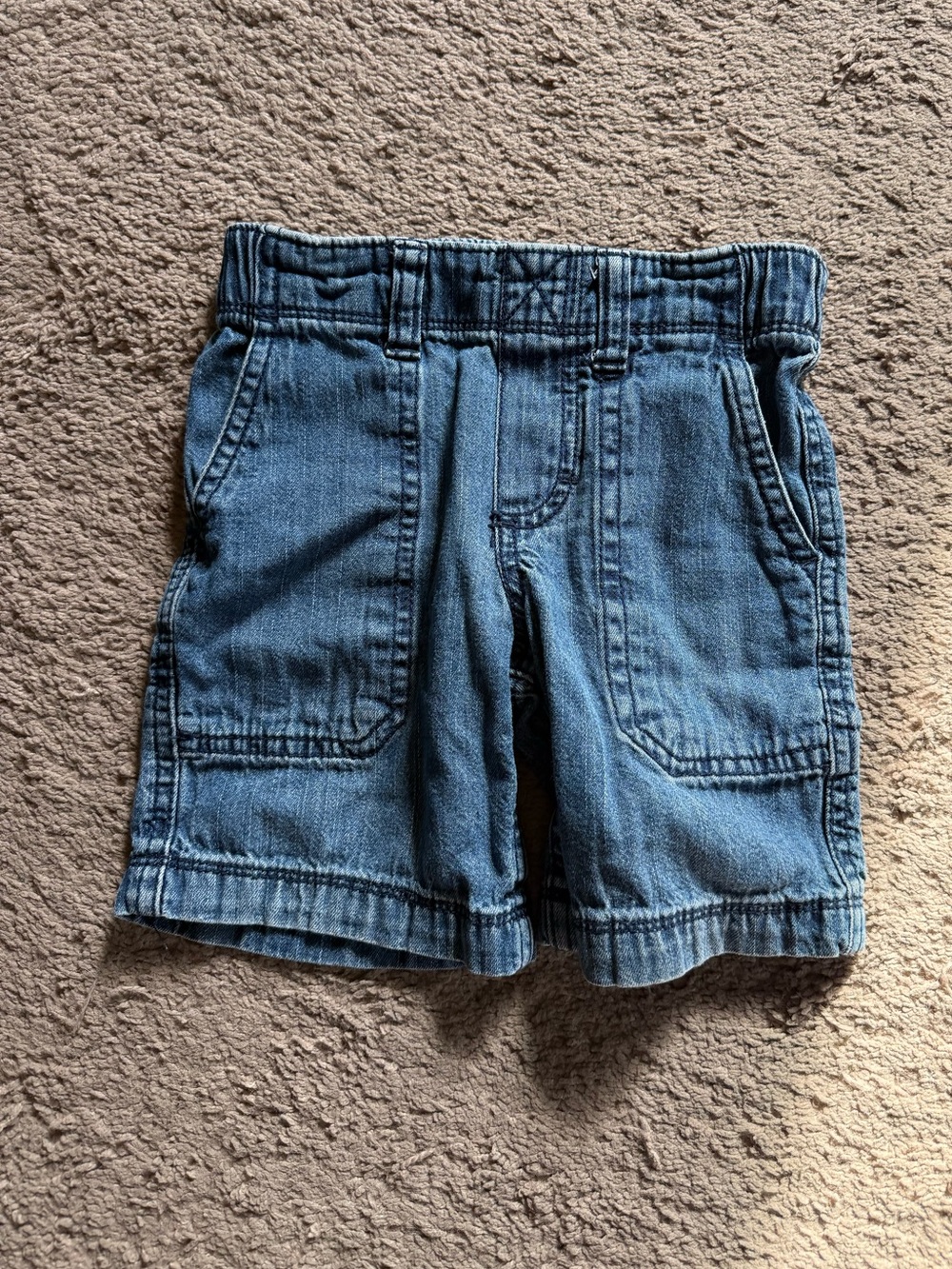 Carter’s 2T Kids Blue Denim Pull-On Jean Shorts